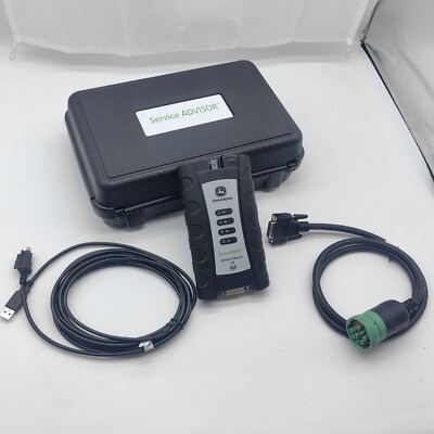 For John Deere EDL V3 DIAGNOSTIC TOOL INTERFACE AND CABLE KIT WITH V5.3 AG/CF