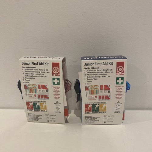 2 x St John Junior Portable First Aid Kit For Boys & Girls: See Contents J8 - Picture 5 of 8