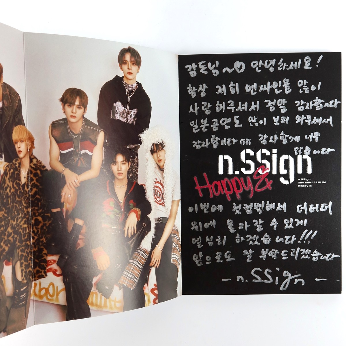 n.SSign - Happy & Signed + Message CD Mini Album Promo 2024 K-Pop