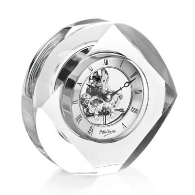 Orologio da Tavolo OTTAVIANI 29756 in Cristallo 15x5x14 cm
