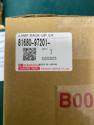 DAIHATSU COPEN L880K BACK UP LAMP LH 81680-97201 OR RH 81670-97203