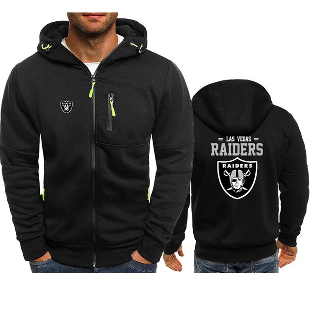 Football Team Las Vegas Raiders Fan Hoodie Zip Up coat Classic
