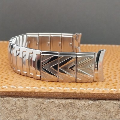 17.3mm Glen Stainless Steel Expansion Unused 1950s Vintage Watch Band