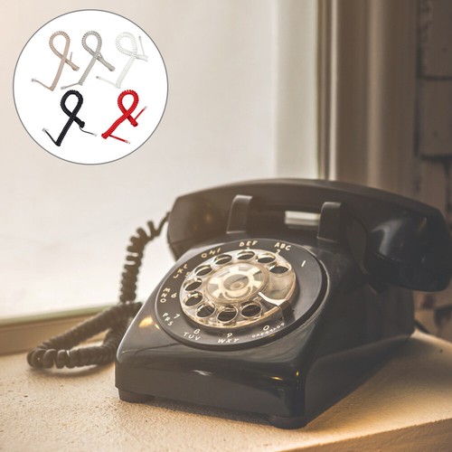 3 Pieces Kurven -Mobilteillinie Universelles Telefonkabel Aufgerolltes - Zdjęcie 7 z 12