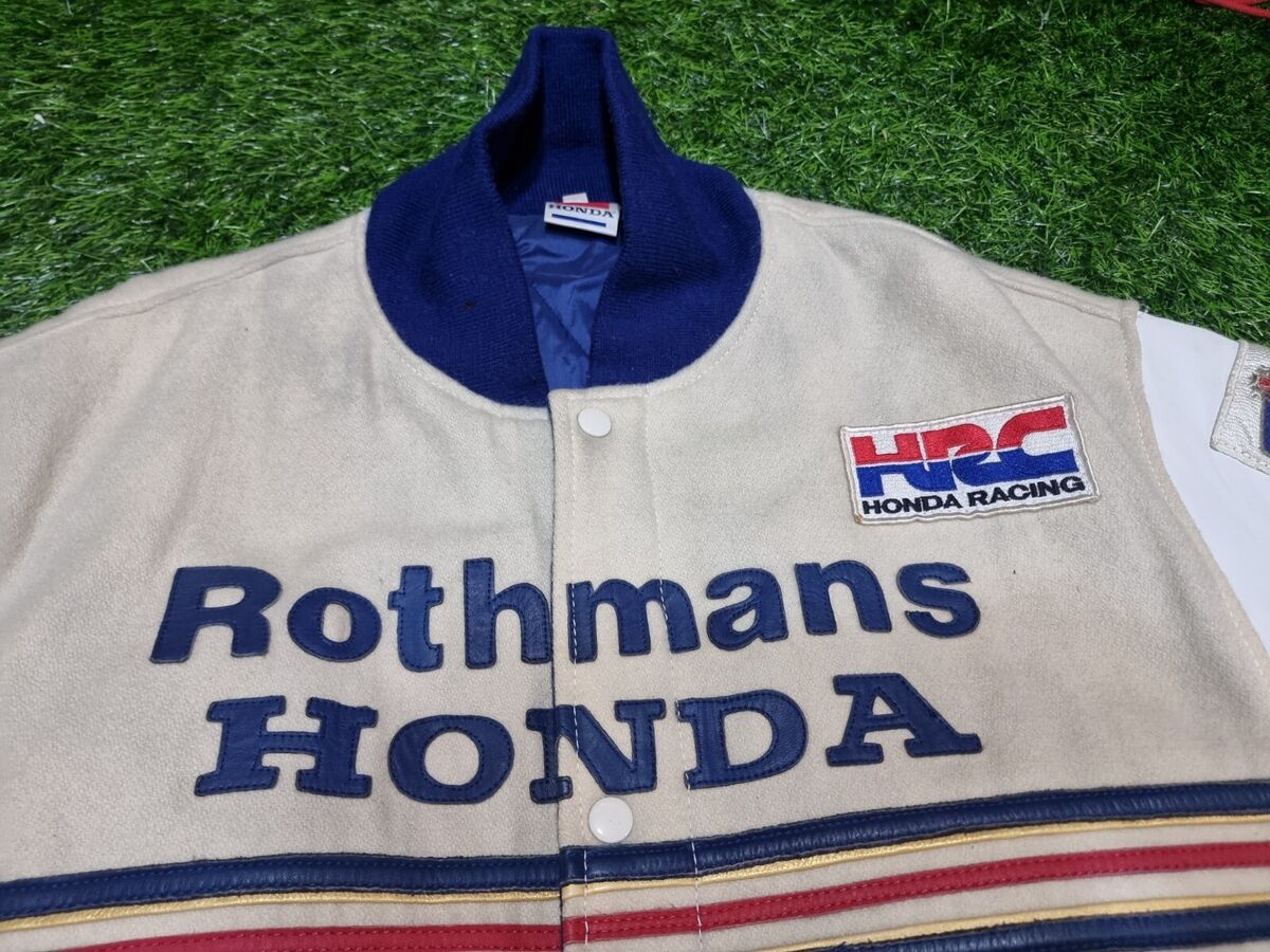 Vintage Rothmans Racing Bomber Jacket Rothmans Honda Racing Vintage Rothmans Racing Bomber Jacket Rothmans Honda Racing