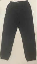 OshKosh B'Gosh Boys Jogger Pants Black Adjustable Waist Size 10 RN 96367
