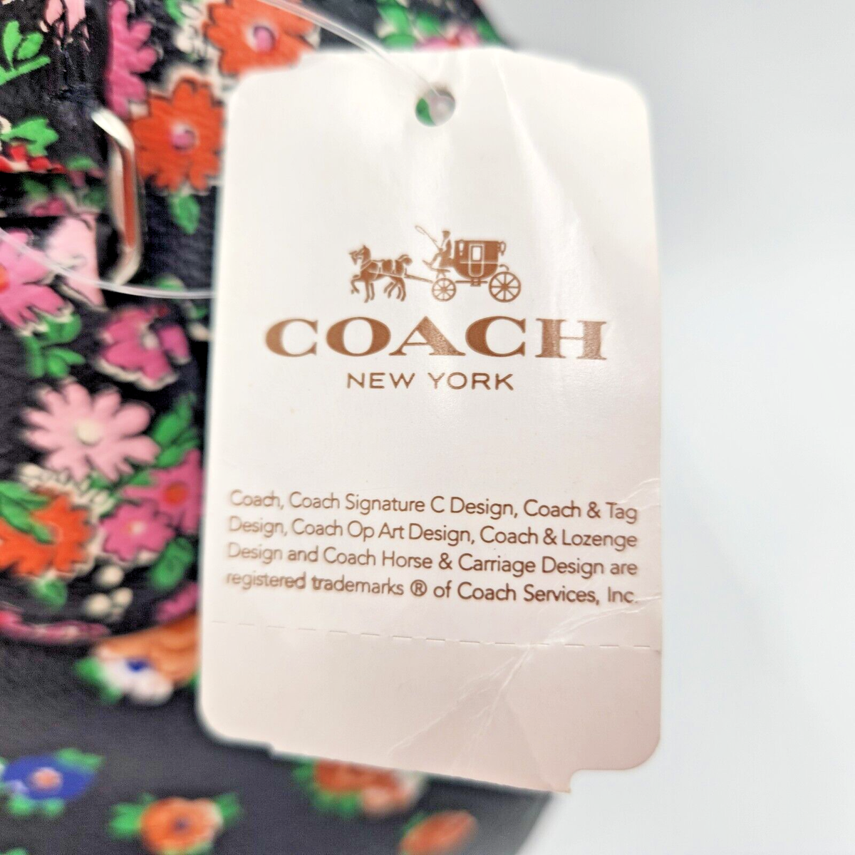 COACH F57626 Floral Mix Print Coated Canvas Bennett Mini Satchel
