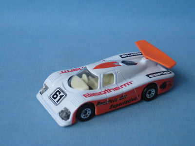 Matchbox Sauber Gruppe C Racer Bisotherm Swiss Promo Rennwagen 70mm UB Le Mans