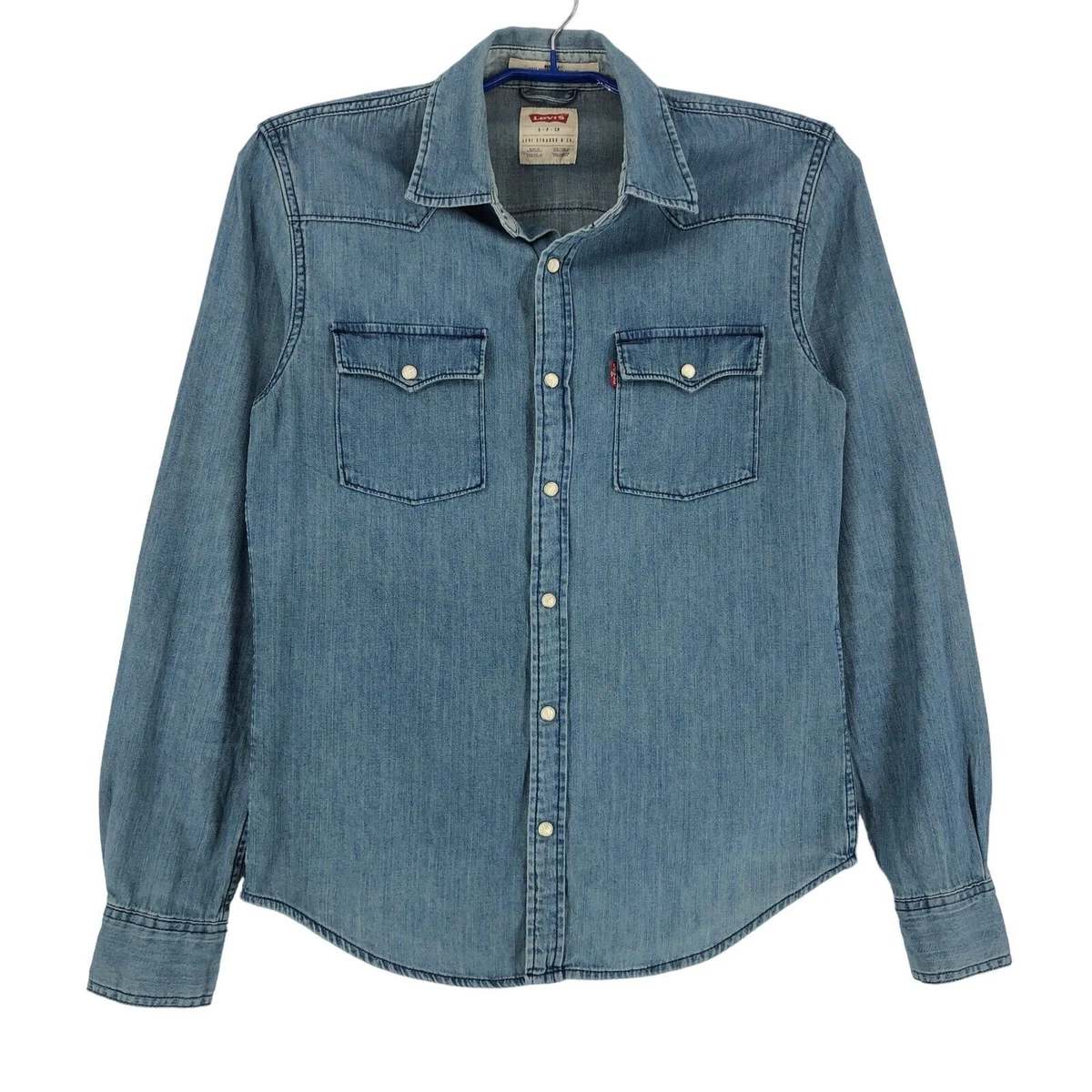 Chemise Vintage Levi's Homme Taille XL – Beige, Col Boutonné, Coton, Qualité Intemporelle