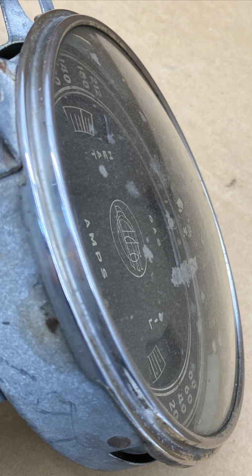 RARE 1935 Dodge Deluxe MAYFLOWER Plymouth Fuel, Oil, Heat, Amps Dash Cluster OEM - Image 2 of 4