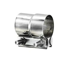 2''/2.25",2.5"/2.75/3" Exhaust Lap Joint Band Clamp Stainless fit Pipes Mufflers