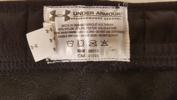 under armour rn 96510 ca 41095 pants