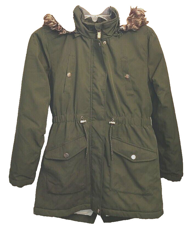 Girl's Member's Mark Ultimate Weather Resistant Parka Hooded Winter Jacket Coat
