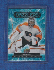 2022-23 Upper Deck Series 1 Hockey Dazzlers Blue # DZ-3 Carter Hart
