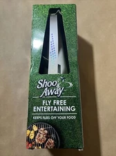 Shoo Fly Away Bug Fan Repeller Fly Fan Spinner Holographic blades Outdoor BBQ