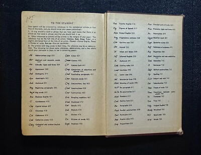 洋書 Writer's Guide and Index to English Writer's Guide and