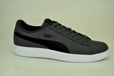 Puma Baskets Homme Smash v2 Buck Retro Gris Basse Sans Motif - Photo 1/4