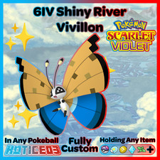 ✨ Shiny River Vivillon 6IV ✨ Pokemon Scarlet & Violet 🚀 Fast 🚀