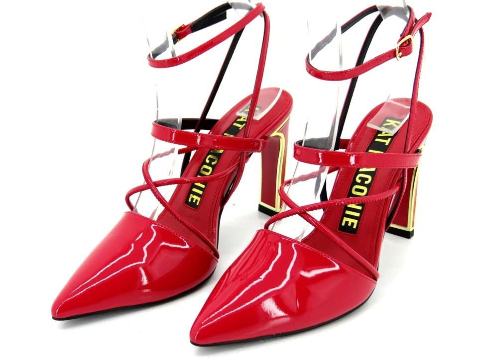 Escarpins Kat Maconie Louise Lollipop Chaussures Sandalette Femmes Talons Hauts - Photo 1/4