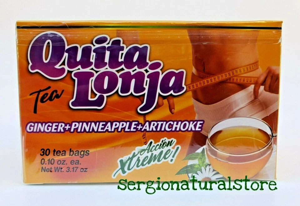 3 Boxes Te Quita Lonja Tea Jegibre + Piña 90 Bags Accion Xtreme! 100% Efectivo - Image 3 of 4