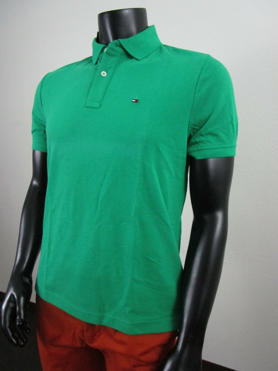 NWT Mens Tommy Hilfiger D1 Polo Short Sleeve S/S Cotton Shirt  