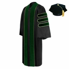 Doctor of Medicine Doctoral Graduation Gown  Tam - Academic Regalia 