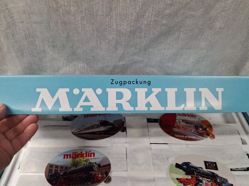 HO Marklin 26490 Wabash "Blue Bird" PA Diesel Passenger Set Original Packaging - Picture 4 of 11