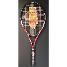 Wilson Titanium Impact Volcanic Frame Cushion Pro 4 1/2" Grip Tennis Racquet Red