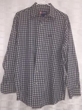 Ralph Lauren Chaps Men's Sz M Long Sleeve Button Down Plaid Shirt EUC W