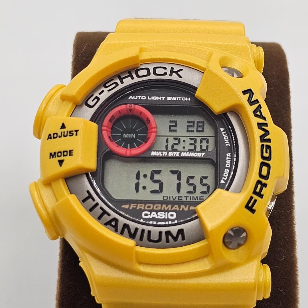 時計 G-SHOCK FROGMAN DW-9900 CASIO G-Shock FROGMAN DW-9900-1A Men's Titanium Diver