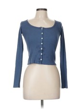 Unbranded Women Blue Long Sleeve Top One Size