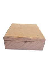 Handcrafted Wooden Storage Box With Detachable Lid