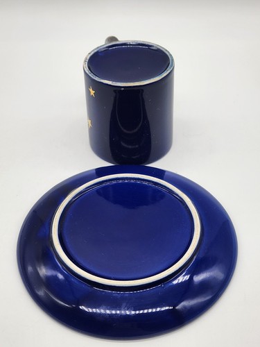 Vintage Vandor Imports 1978 Japan Celestial Moon & Star Cup and Saucer - Picture 12 of 13