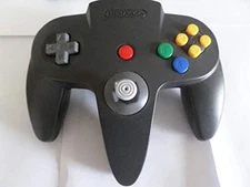Nintendo 64 Controller Black For N64 Gamepad OEM Controller Very Good 4E