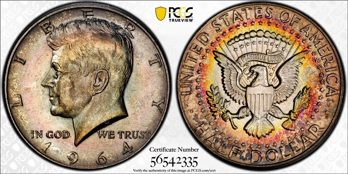 MS 65 Graded 1964 Kennedy US Half Dollars (1964-Now) for sale | eBay
