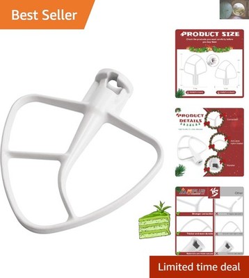 Coated Flat Beater Paddle for 4.5 QT Kitchen Mixers - Compatible with K45 Models