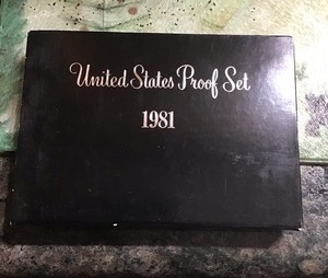 1981 S US Proof Set ~ 6 Coin ~ Mint Box OGP