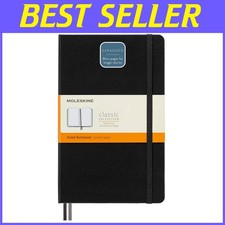 Stylish Black Journal, Large Ruled Notebook, 400 Pages