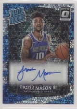 2017 Panini Donruss Optic Fast Break Prizm Signatures Frank Mason III Auto 0g4