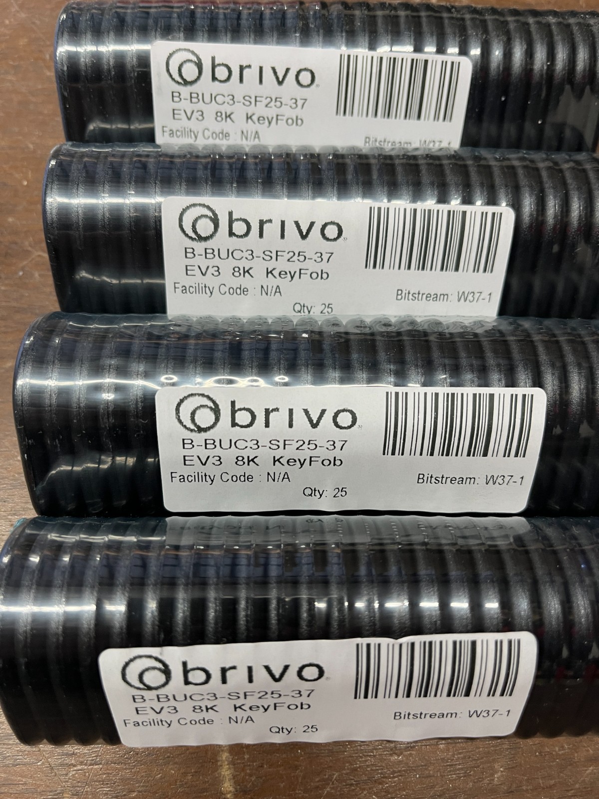 Brivo B-BUC3-37-SF25 Unified Credential - Smart KeyFob EV3 - 8K (qty 25)