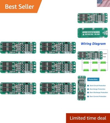 12V BMS Module - 6pcs 3S 20A Lithium Battery Protection System