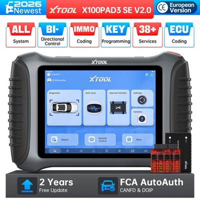 XTOOL X100PAD3 V2.0 OBD2 Scanner IMMO Diagnostic Tool Key Programming 38+Reset