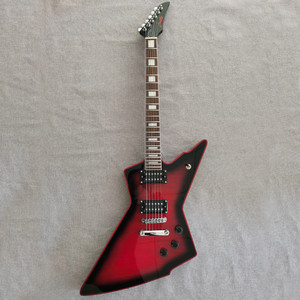 Chitarra Elettrica Rossa 6 Corde – Corpo Solido Mogano, Tastiera Palissandro, HH Pickups