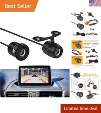 Reliable Waterproof Backup Camera - 1080p HD Night Vision for Trucks, SUVs, RVs