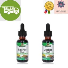 2 X Licorice Root Herbal Supplement for Digestive Health  Non-GMO  Vegan 1oz