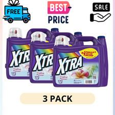 3 Pack Xtra Tropical Passion Laundry Detergent Liquid 172 Loads 206.4 fl oz