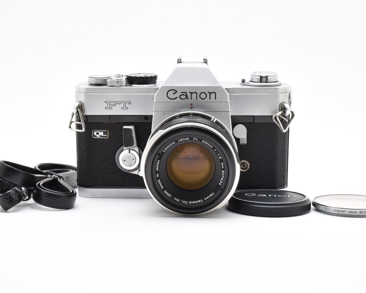 Canon FT QL 本体 CANON LENS FL 50mm F1.8 Exc+4] CANON FT QL Film Camera W/FL 50mm F1.8 Lens Kit Japan #M7