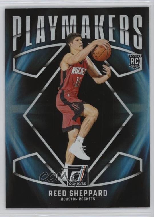 2024-25 Panini Donruss Playmakers Reed Sheppard #15 Rookie RC