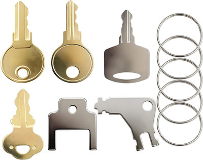 6 Pack Universal Paper Towel Dispenser Key Set, Replacement Keys Compatible