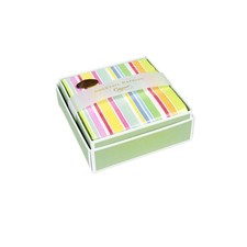 40 PCS Cabana Stripe Bright Boxed Cocktail Napkins Decorative Paper